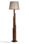 Opviq Lámpara de Pie de Madera Nogal 8301-6